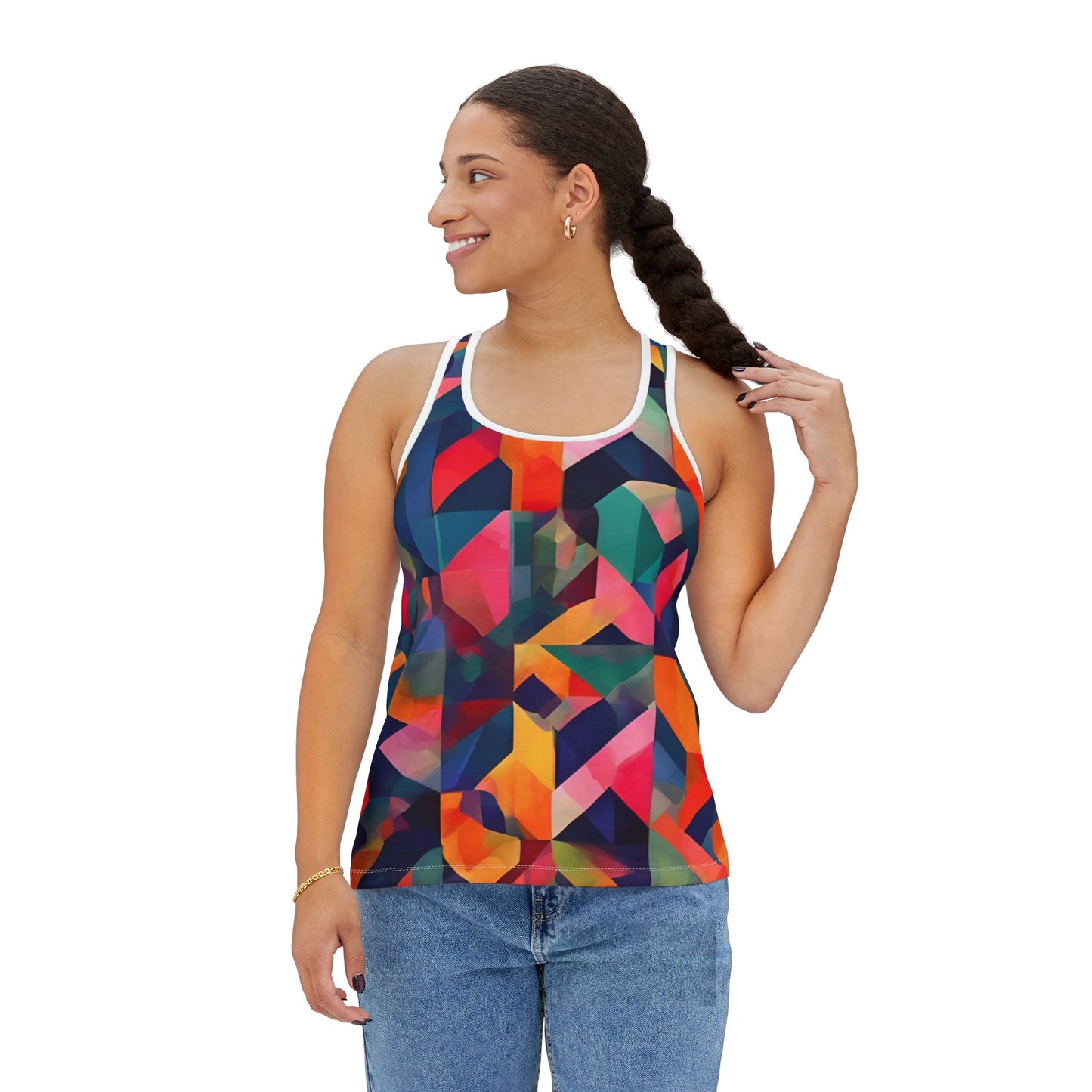 Abstract Printed Tank Top