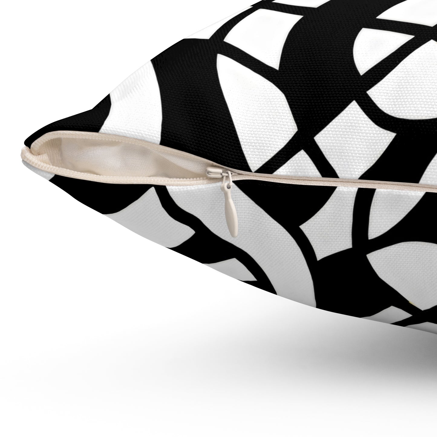 Black & White Celtic Knot Decorative Pillow