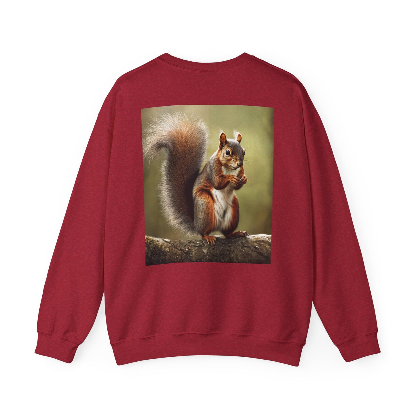 Squirrel Lover's Crewneck Sweatshirt - Cozy Animal Lover Gift for Fall and Winter Fashion