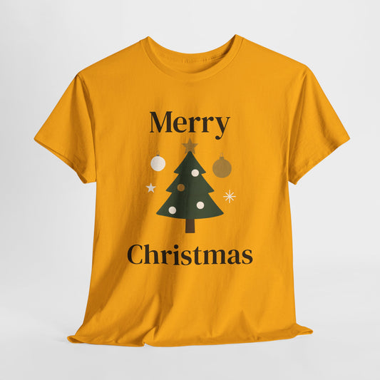 Merry Christmas Tree Tee — Festive Holiday Graphic T-Shirt