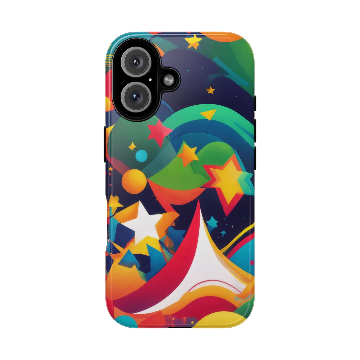 Vibrant Phone Case - Colorful Tough Cases for Stylish Protection, Personalized Gift for Friends, Ideal for Birthdays, Fun Design