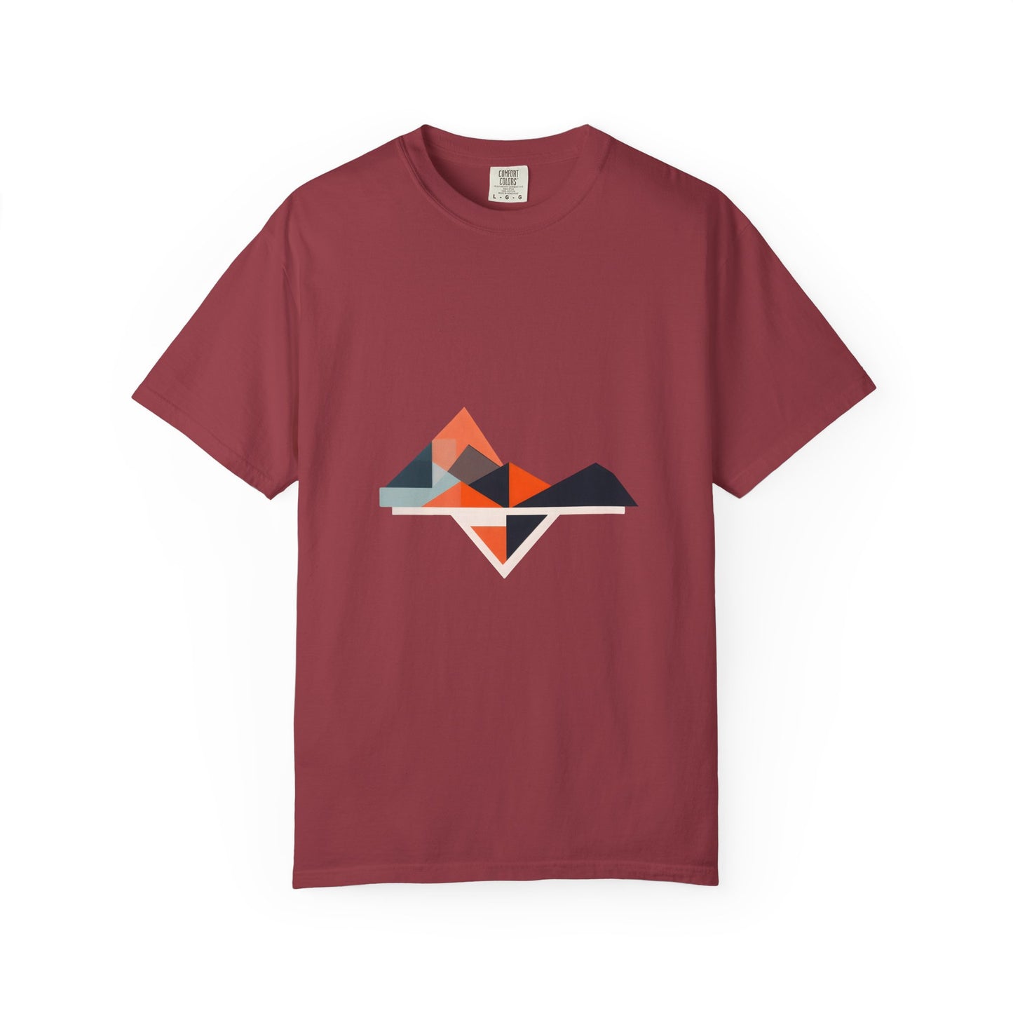 Geometric Print Unisex T-Shirt | Casual Wear & Gift for Him/Her