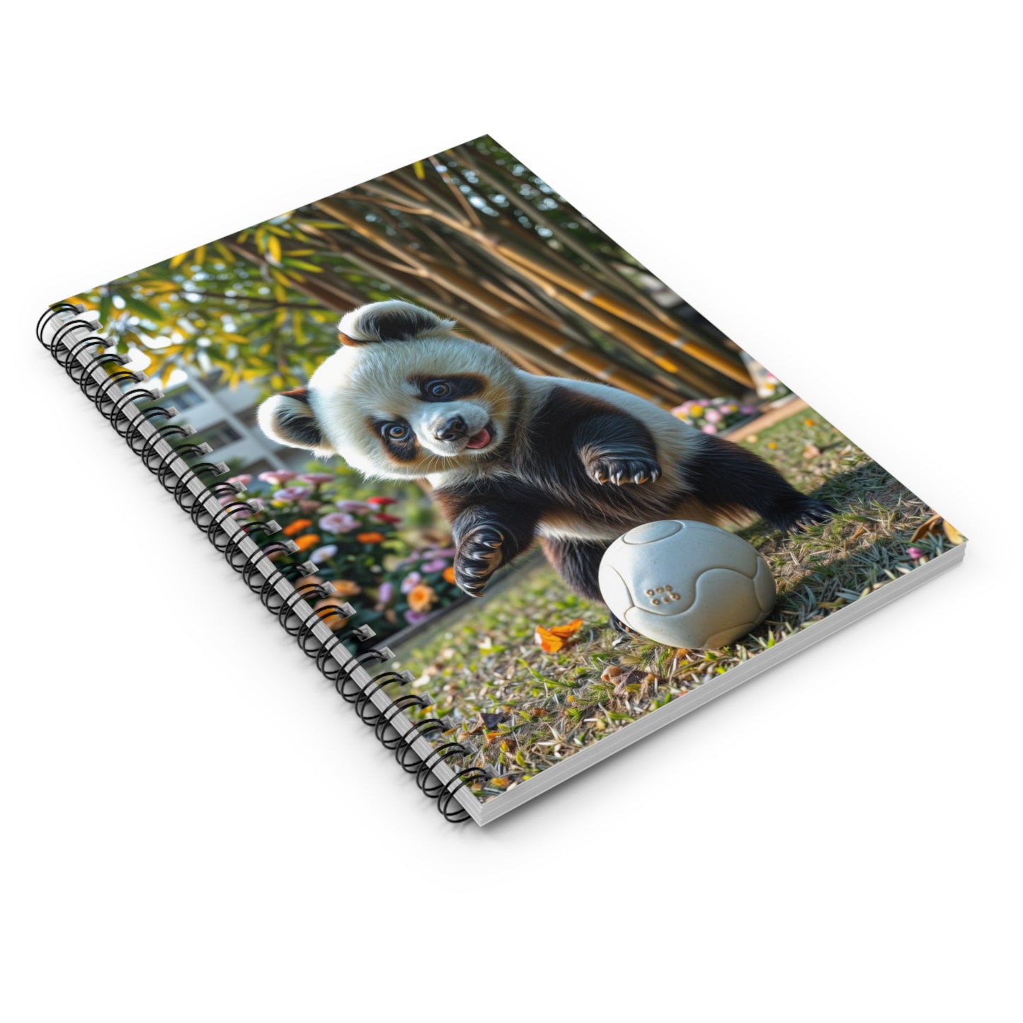 Cute Panda Spiral Notebook - Perfect for School and Gift Giving
