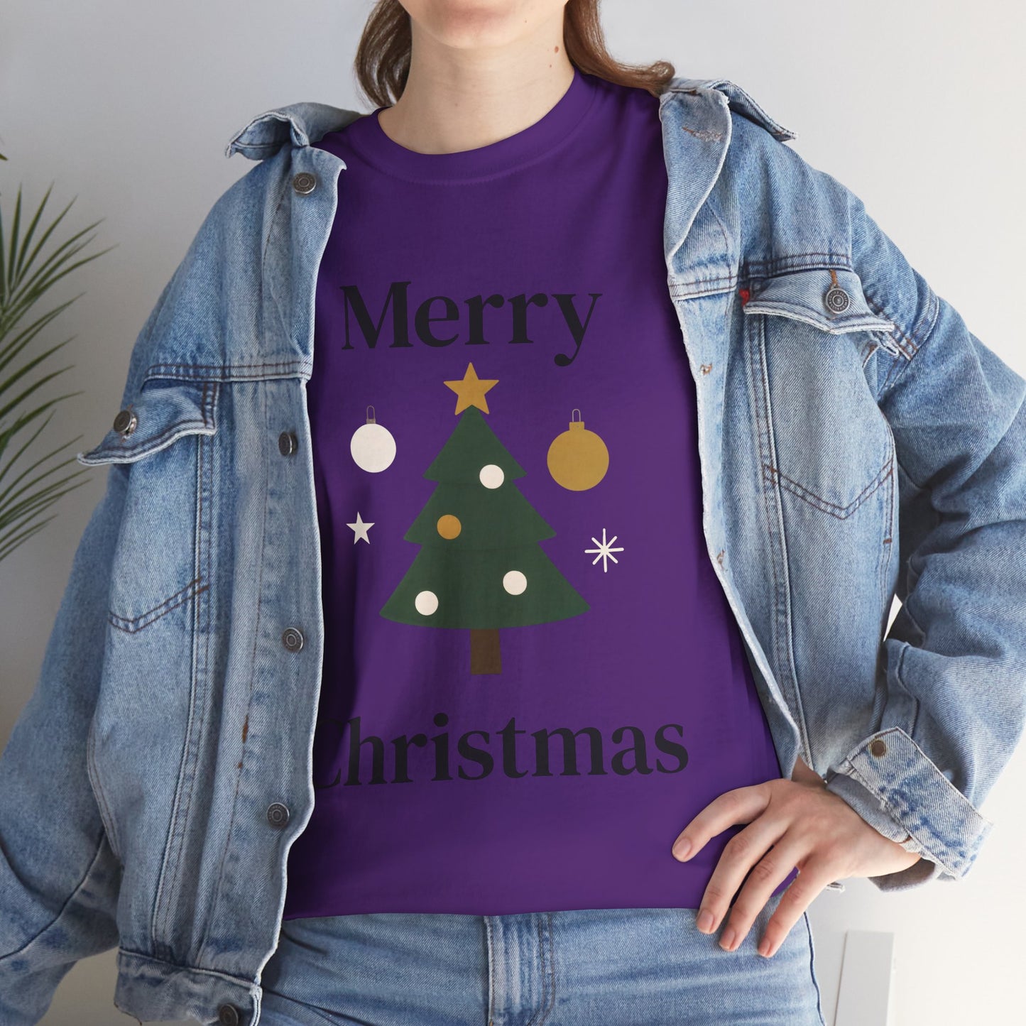Merry Christmas Tree Tee — Festive Holiday Graphic T-Shirt