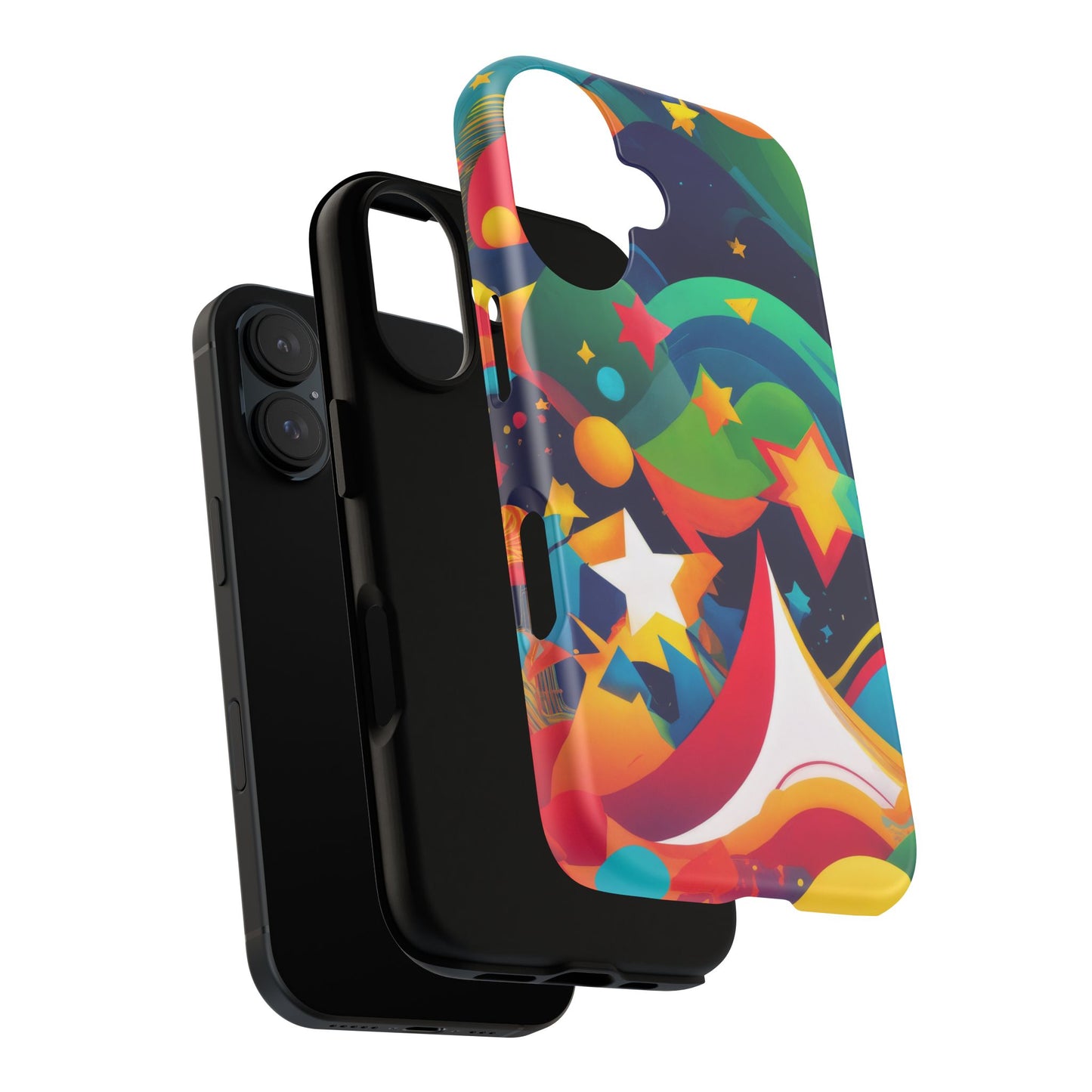 Vibrant Phone Case - Colorful Tough Cases for Stylish Protection, Personalized Gift for Friends, Ideal for Birthdays, Fun Design