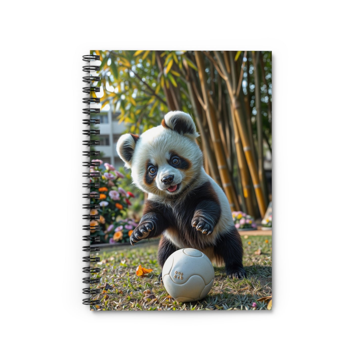 Cute Panda Spiral Notebook - Perfect for School and Gift Giving