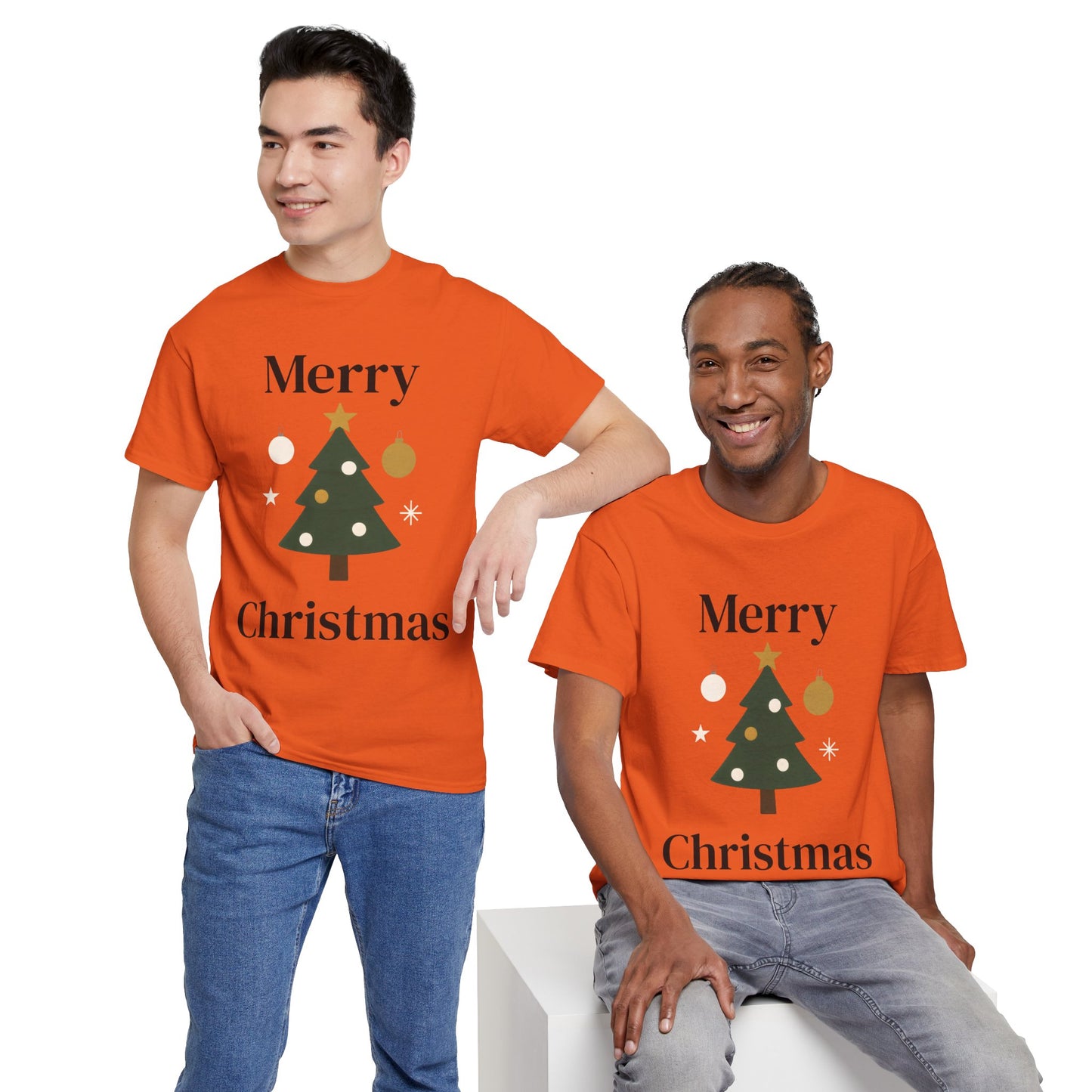 Merry Christmas Tree Tee — Festive Holiday Graphic T-Shirt