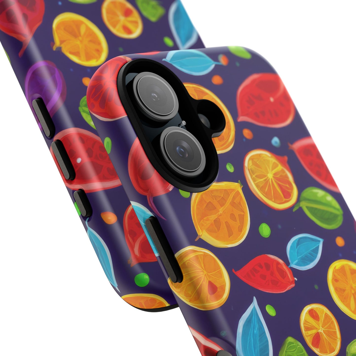 Colorful Fruit Phone Case, Tough Phone Cover, Cute Galaxy Case, Summer Vibe Accessories, Fun Phone Protector