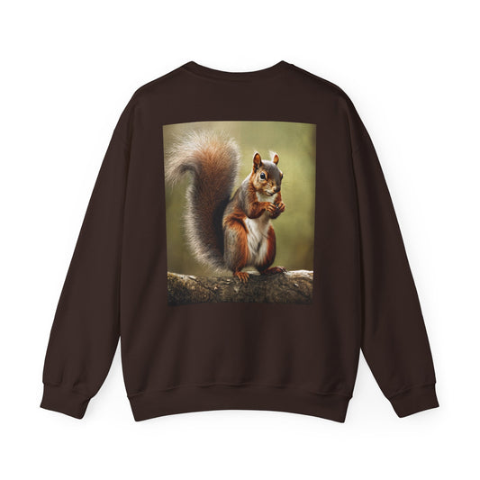 Squirrel Lover's Crewneck Sweatshirt - Cozy Animal Lover Gift for Fall and Winter Fashion