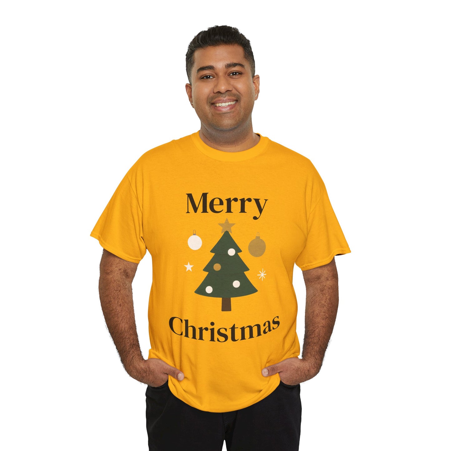 Merry Christmas Tree Tee — Festive Holiday Graphic T-Shirt