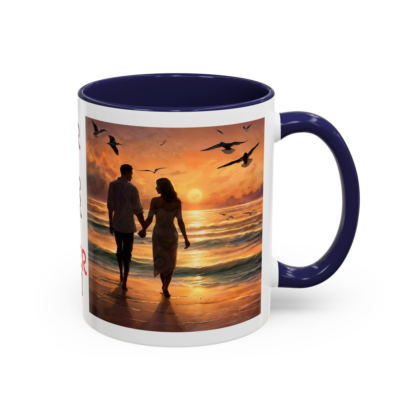 Mug - Romantic Sunset Coffee Mug - Love Forever Design
