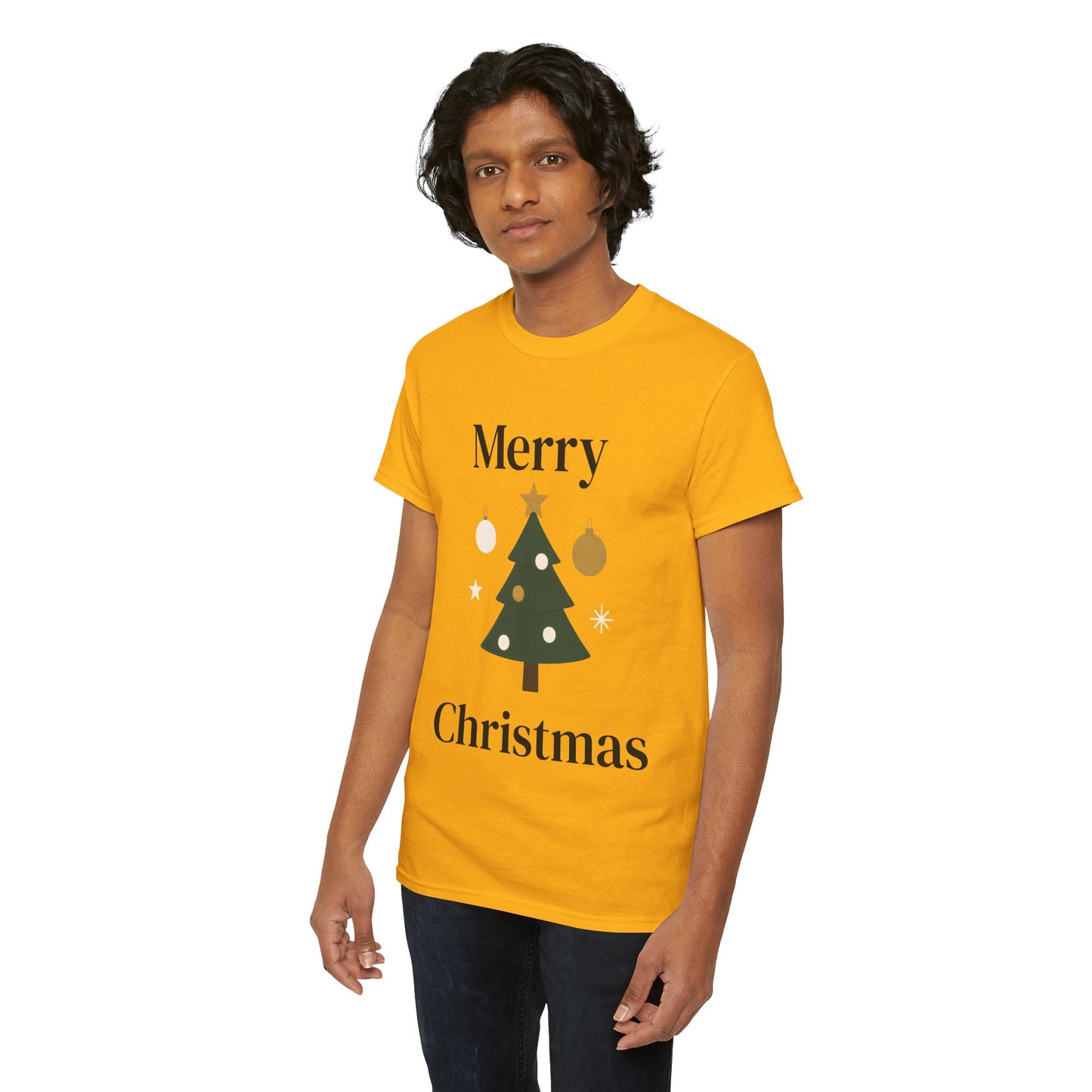 Merry Christmas Tree Tee — Festive Holiday Graphic T-Shirt