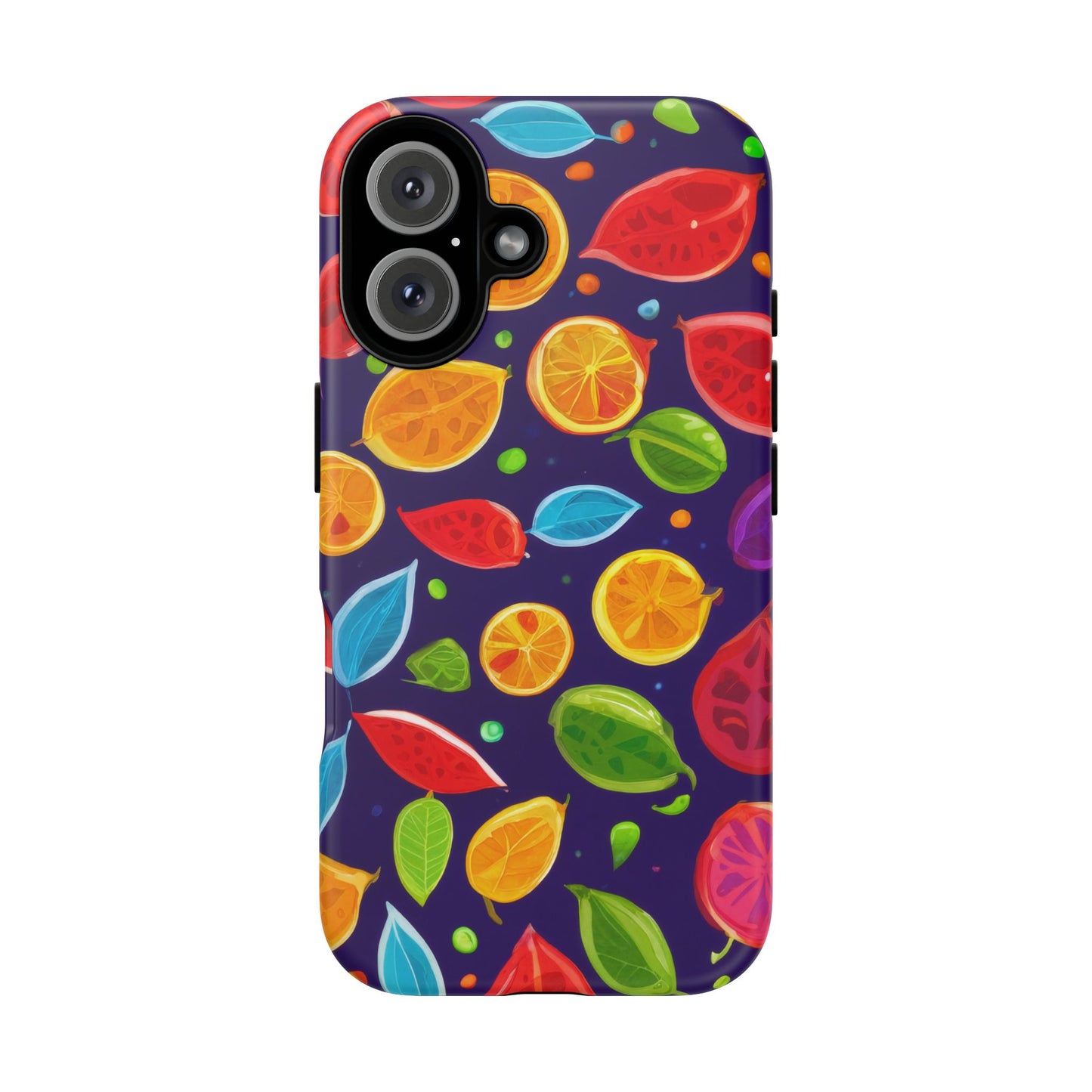 Colorful Fruit Phone Case, Tough Phone Cover, Cute Galaxy Case, Summer Vibe Accessories, Fun Phone Protector
