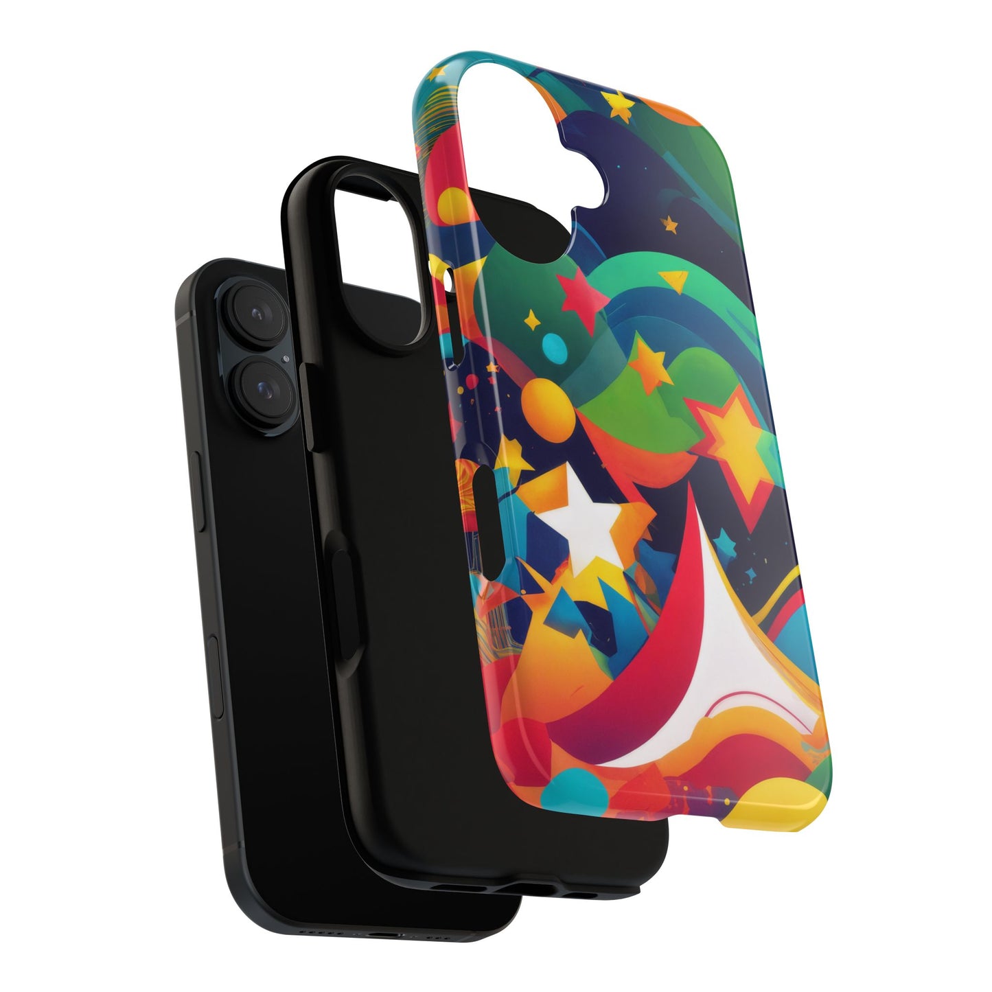 Vibrant Phone Case - Colorful Tough Cases for Stylish Protection, Personalized Gift for Friends, Ideal for Birthdays, Fun Design