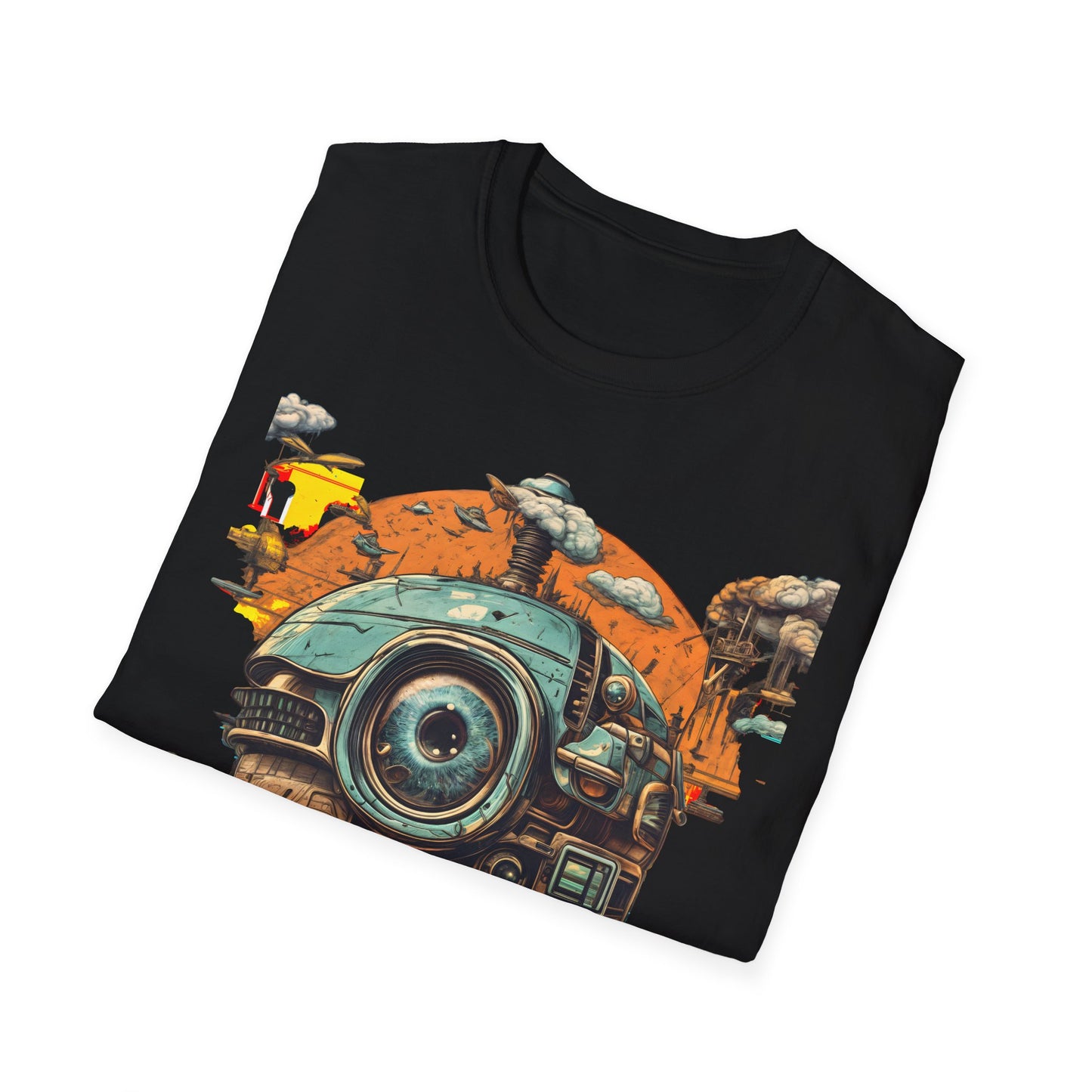 Futuristic Robot Explorer T-Shirt | Bold Sci-Fi Art Design