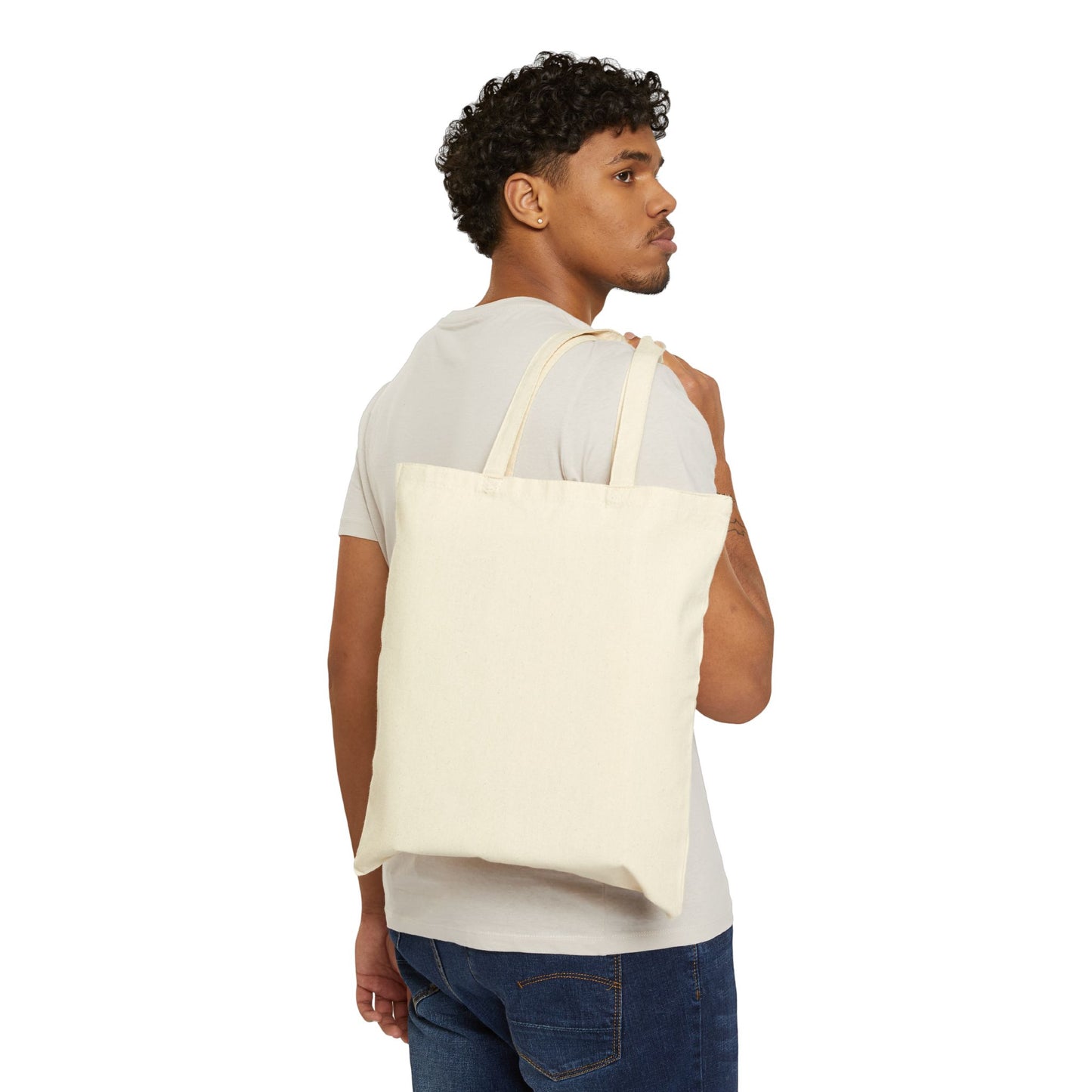 Lit AF! Canvas Tote Bag - Fun and Playful Eco-Friendly Shopper