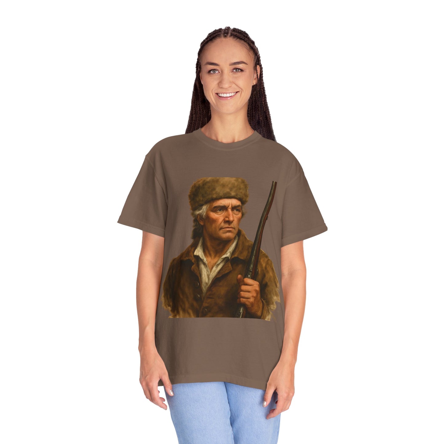 Frontiersman Portrait T-Shirt — Vintage Hunter Graphic Tee