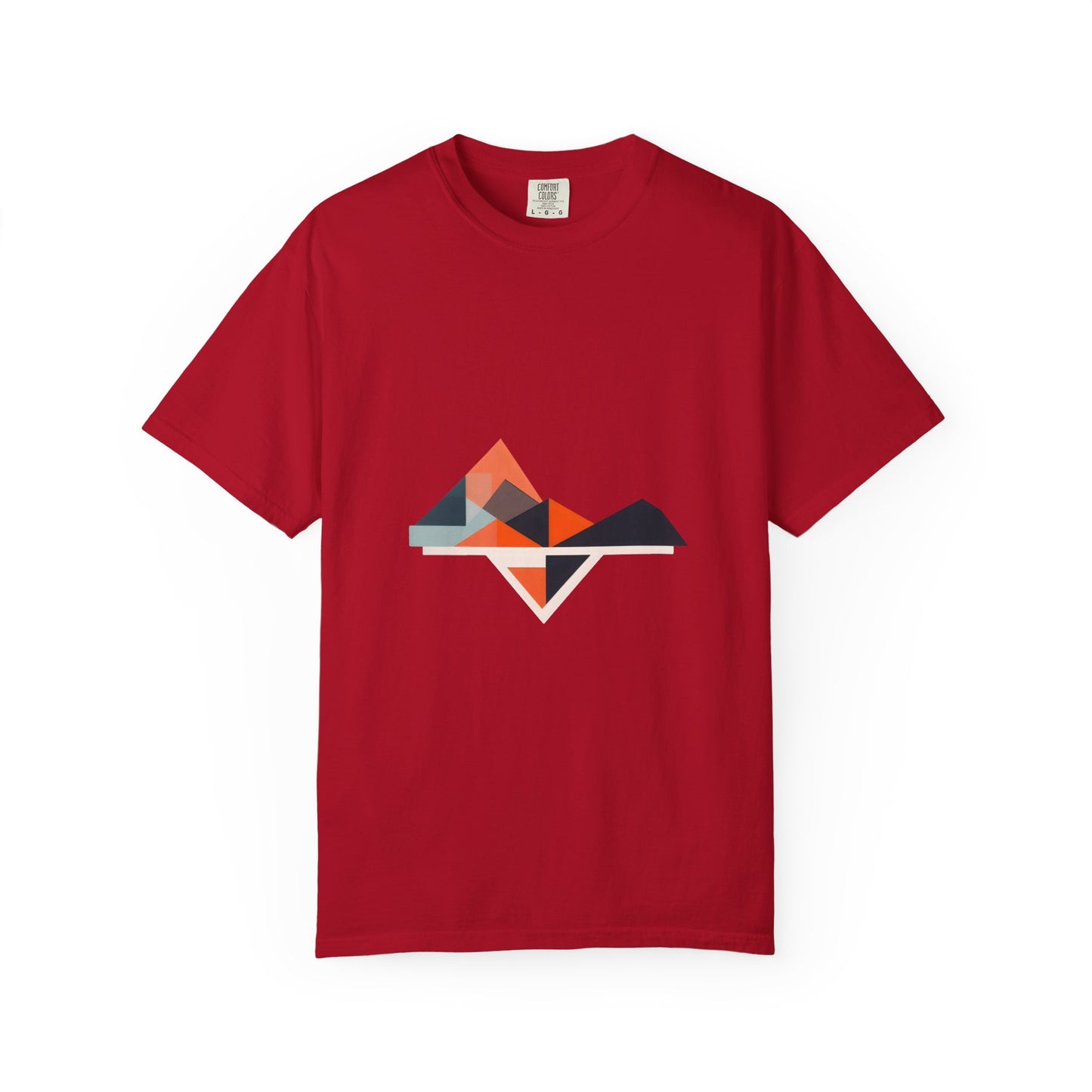 Geometric Print Unisex T-Shirt | Casual Wear & Gift for Him/Her