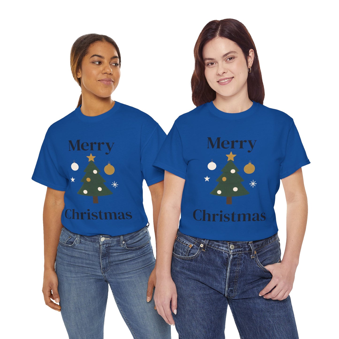 Merry Christmas Tree Tee — Festive Holiday Graphic T-Shirt