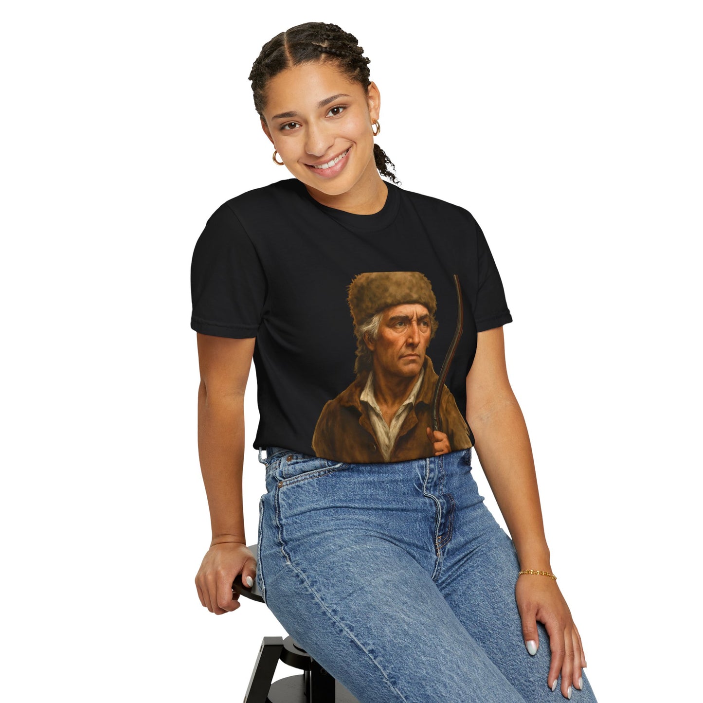 Frontiersman Portrait T-Shirt — Vintage Hunter Graphic Tee
