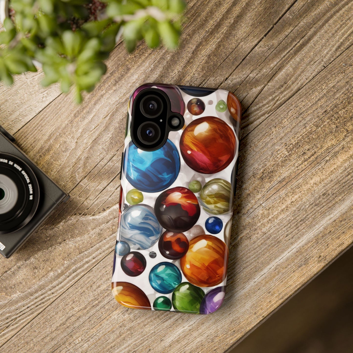 Colorful Marble Phone Case, Tough Phone Cover, Unique Cell Phone Accessory, Gift for Phone Lovers, Vibrant Design Case, Marble Effect [...]