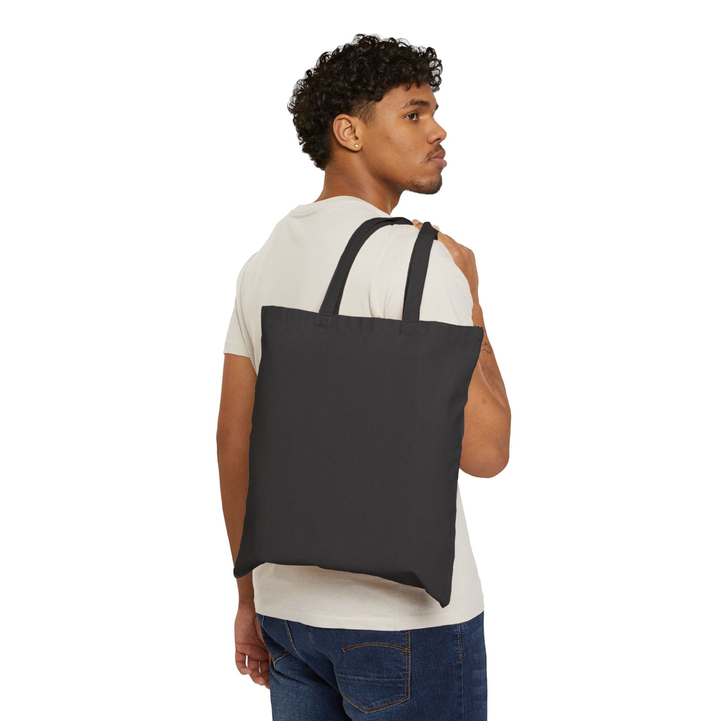 Lit AF! Canvas Tote Bag - Fun and Playful Eco-Friendly Shopper