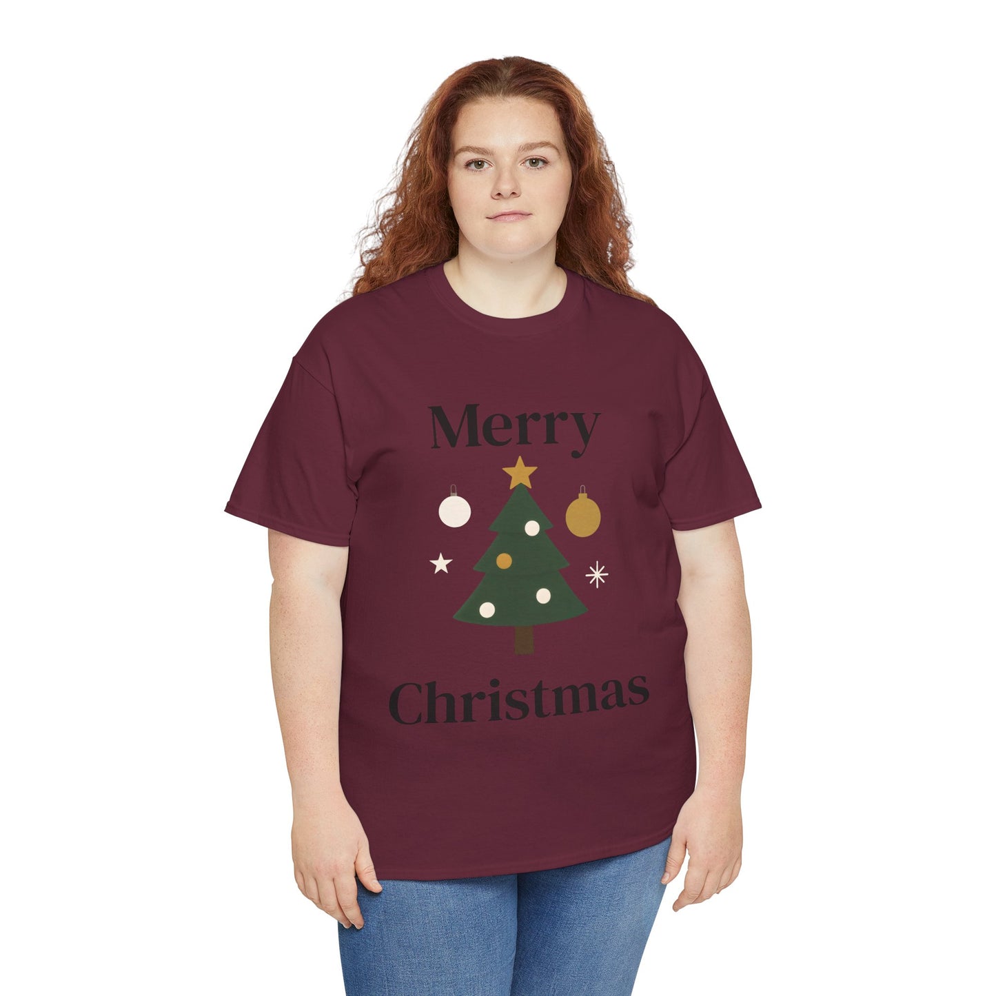 Merry Christmas Tree Tee — Festive Holiday Graphic T-Shirt