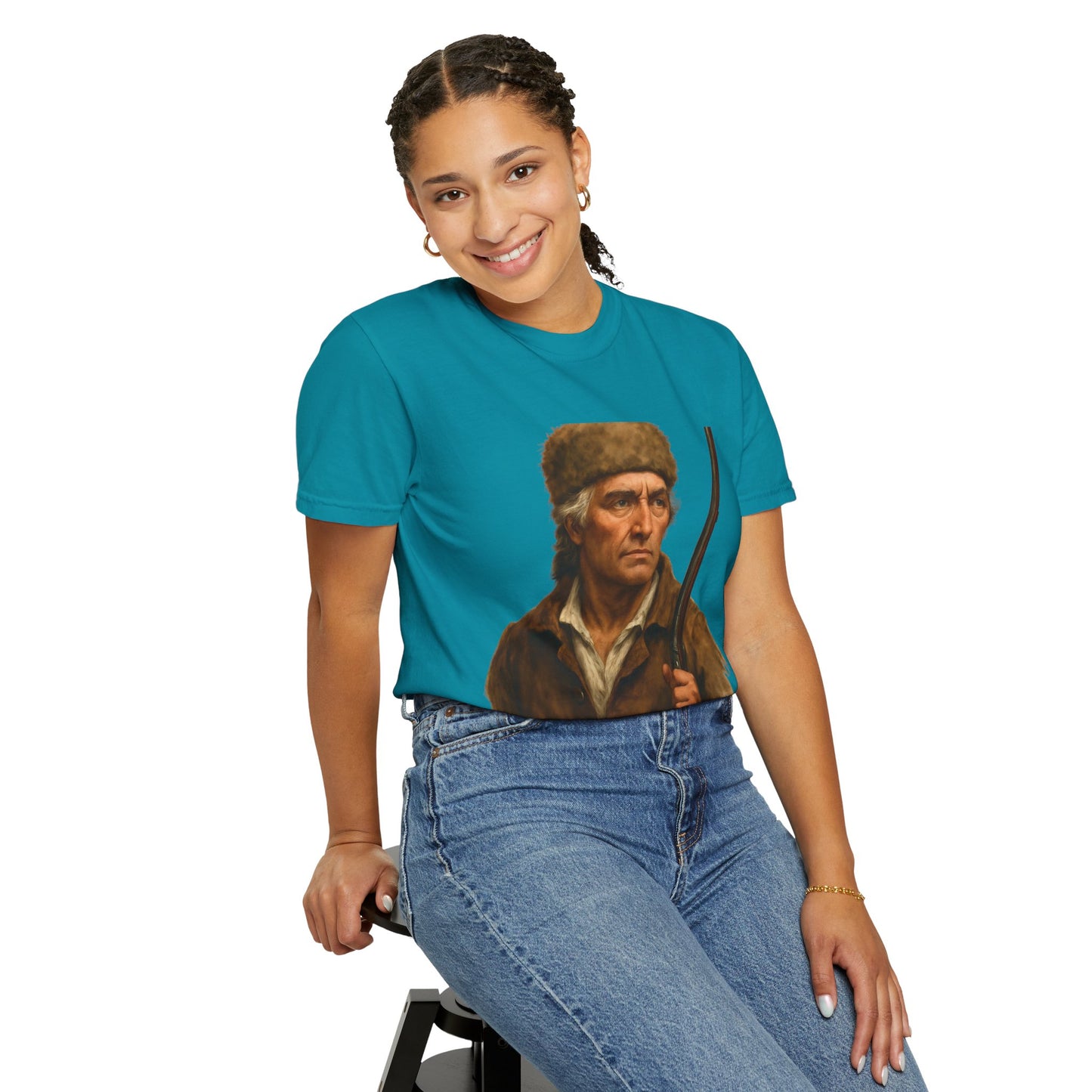 Frontiersman Portrait T-Shirt — Vintage Hunter Graphic Tee