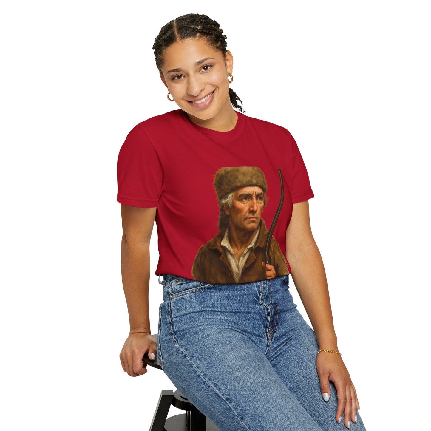 Frontiersman Portrait T-Shirt — Vintage Hunter Graphic Tee
