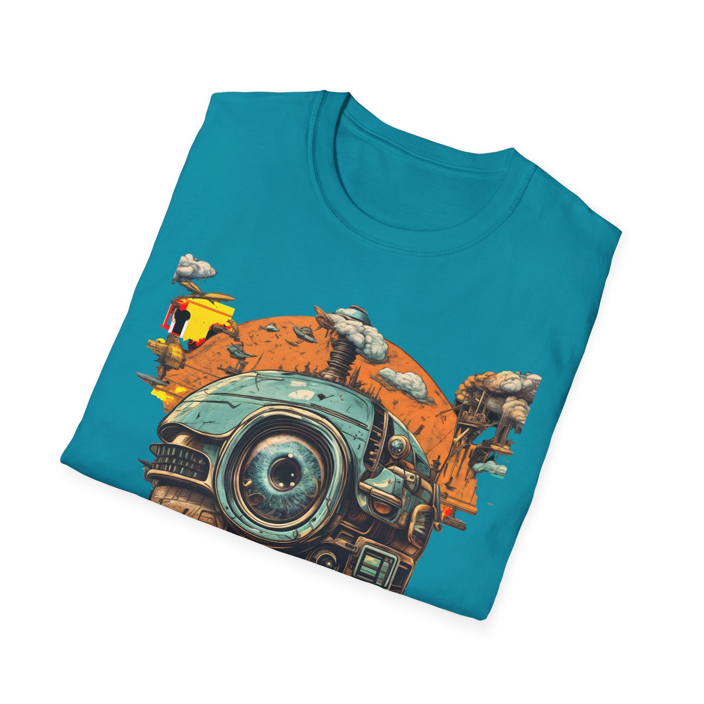 Futuristic Robot Explorer T-Shirt | Bold Sci-Fi Art Design