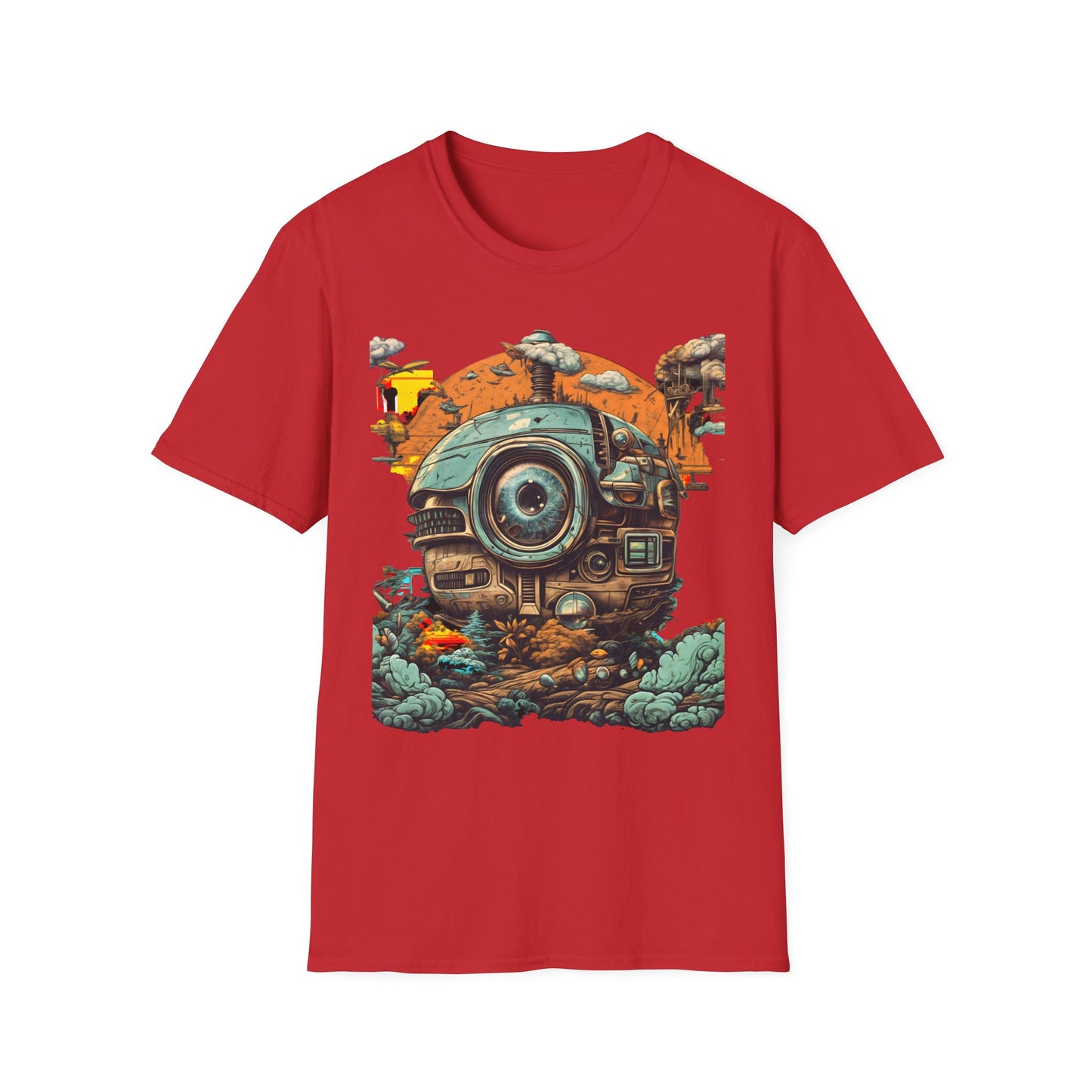 Futuristic Robot Explorer T-Shirt | Bold Sci-Fi Art Design