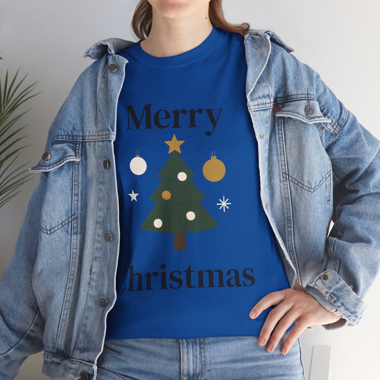 Merry Christmas Tree Tee — Festive Holiday Graphic T-Shirt