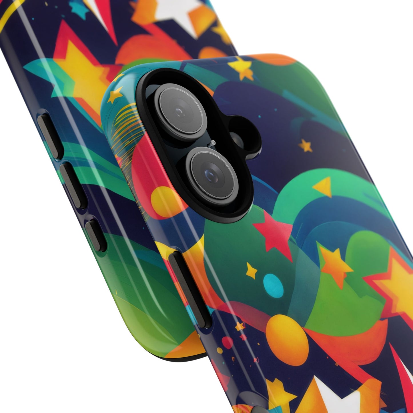 Vibrant Phone Case - Colorful Tough Cases for Stylish Protection, Personalized Gift for Friends, Ideal for Birthdays, Fun Design