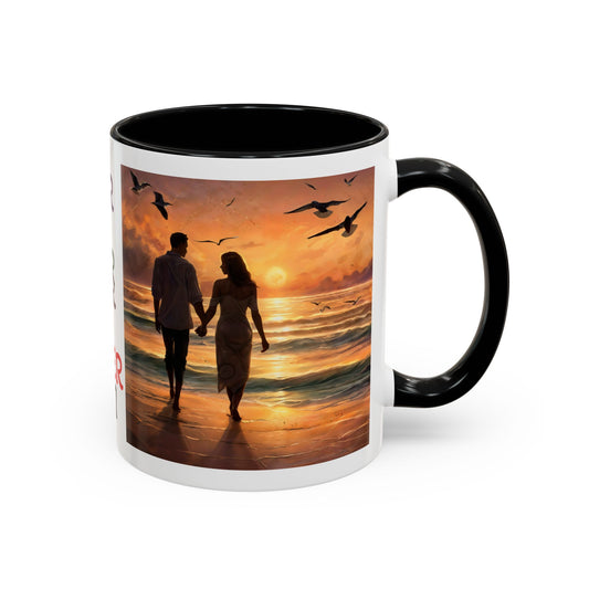 Mug - Romantic Sunset Coffee Mug - Love Forever Design
