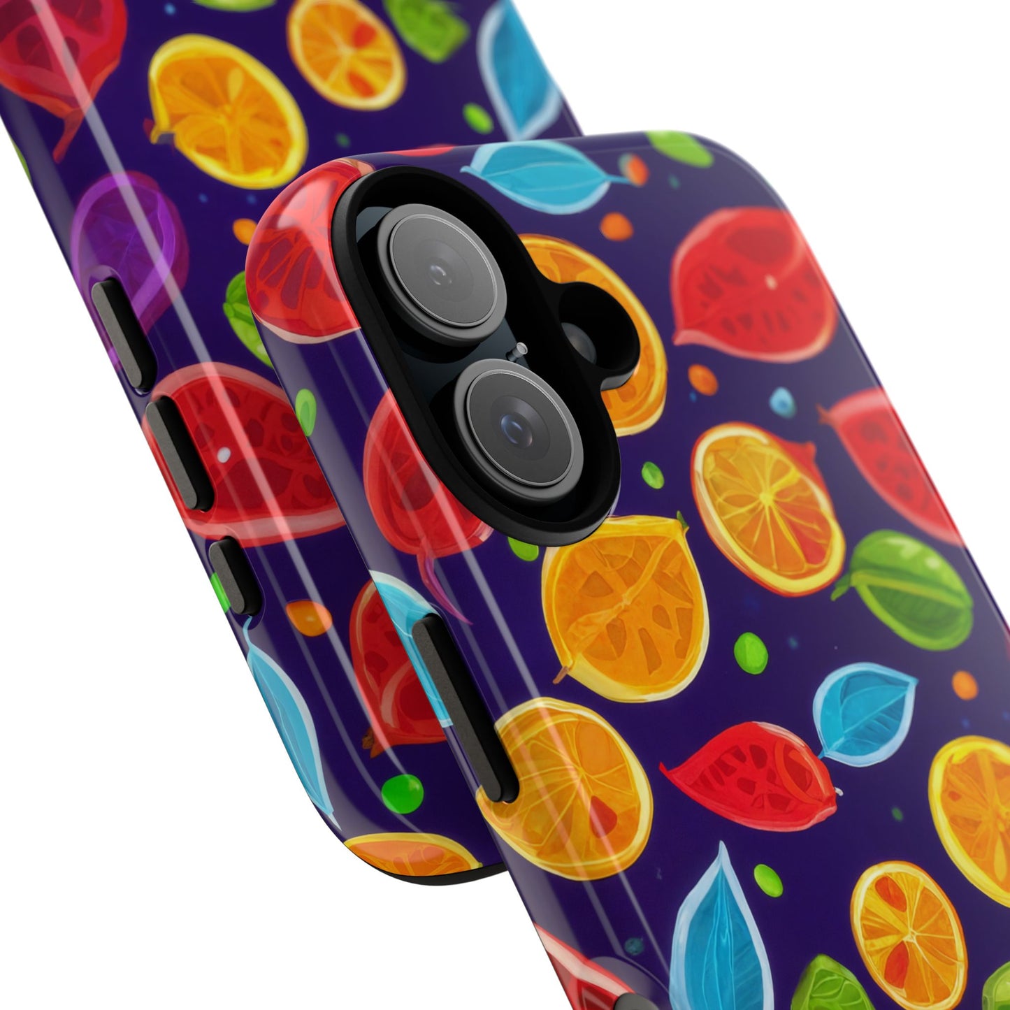 Colorful Fruit Phone Case, Tough Phone Cover, Cute Galaxy Case, Summer Vibe Accessories, Fun Phone Protector