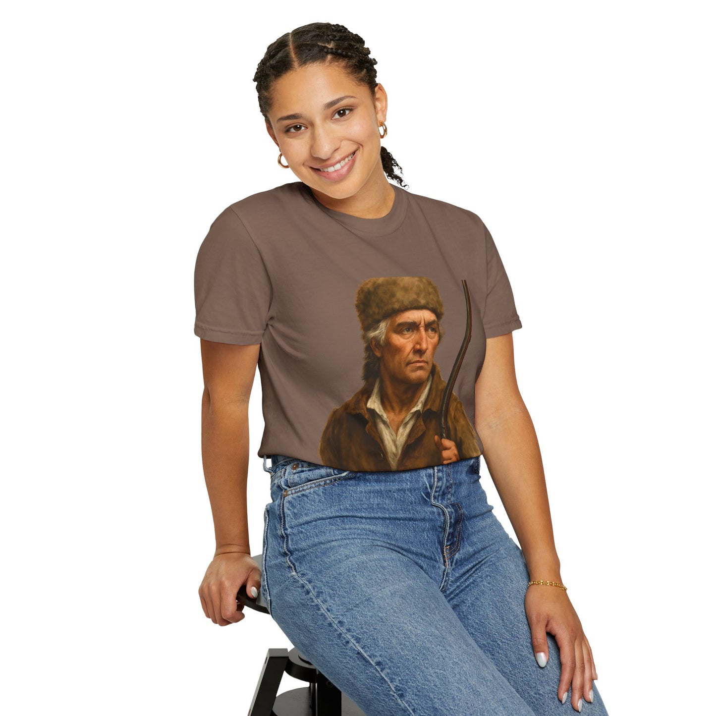 Frontiersman Portrait T-Shirt — Vintage Hunter Graphic Tee