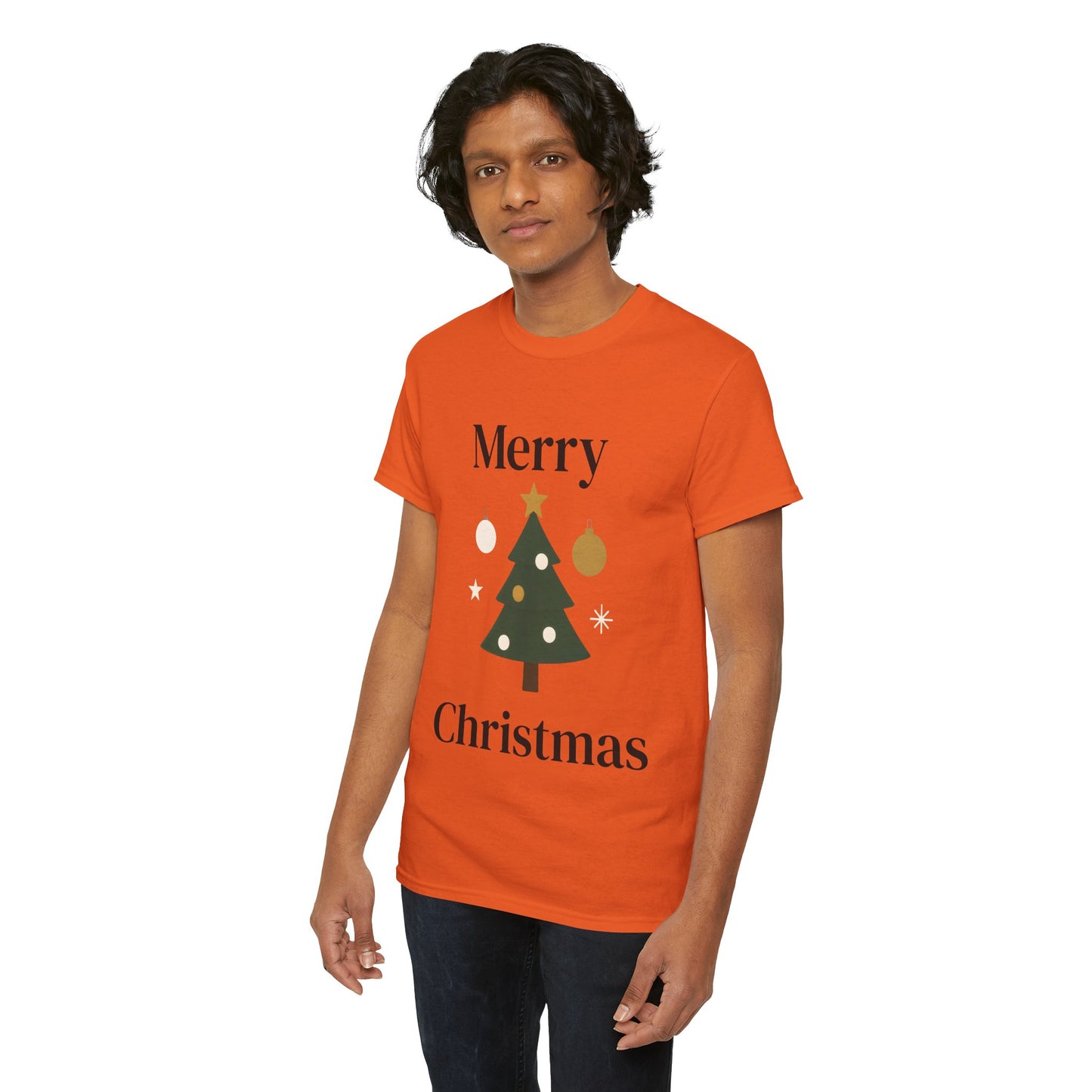 Merry Christmas Tree Tee — Festive Holiday Graphic T-Shirt