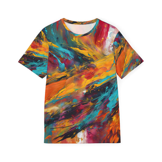 Colorful Men's Sports Jersey - AOP, Sports Tee, Athletic Wear, Colorful Top, Gift for Sports Lovers, Unique Jerseys