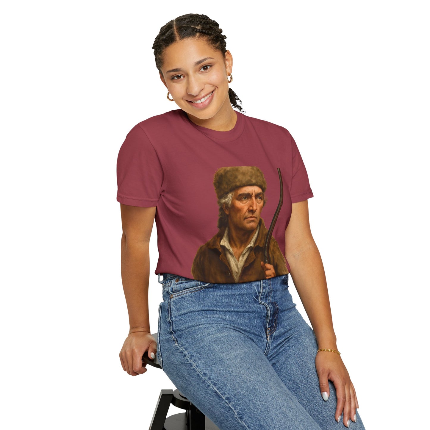 Frontiersman Portrait T-Shirt — Vintage Hunter Graphic Tee