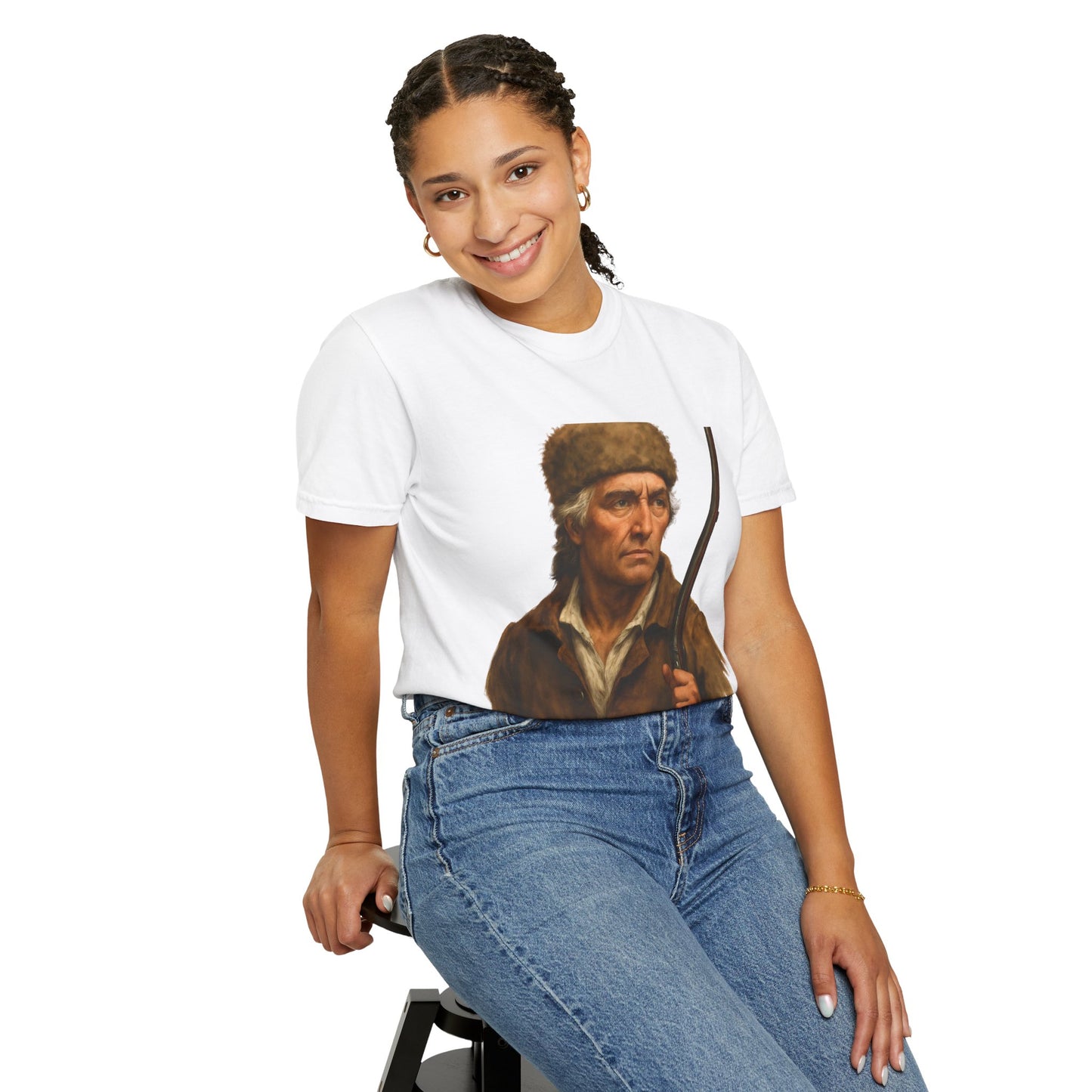 Frontiersman Portrait T-Shirt — Vintage Hunter Graphic Tee