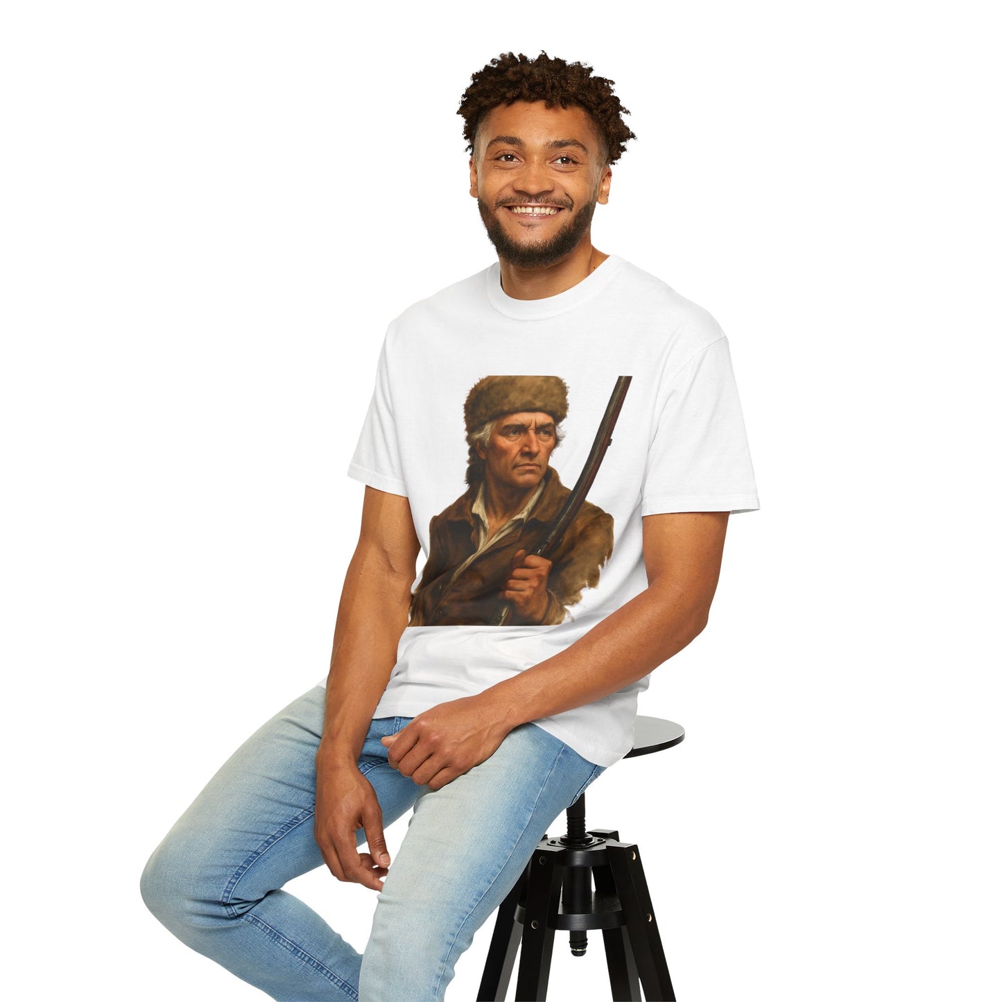 Frontiersman Portrait T-Shirt — Vintage Hunter Graphic Tee