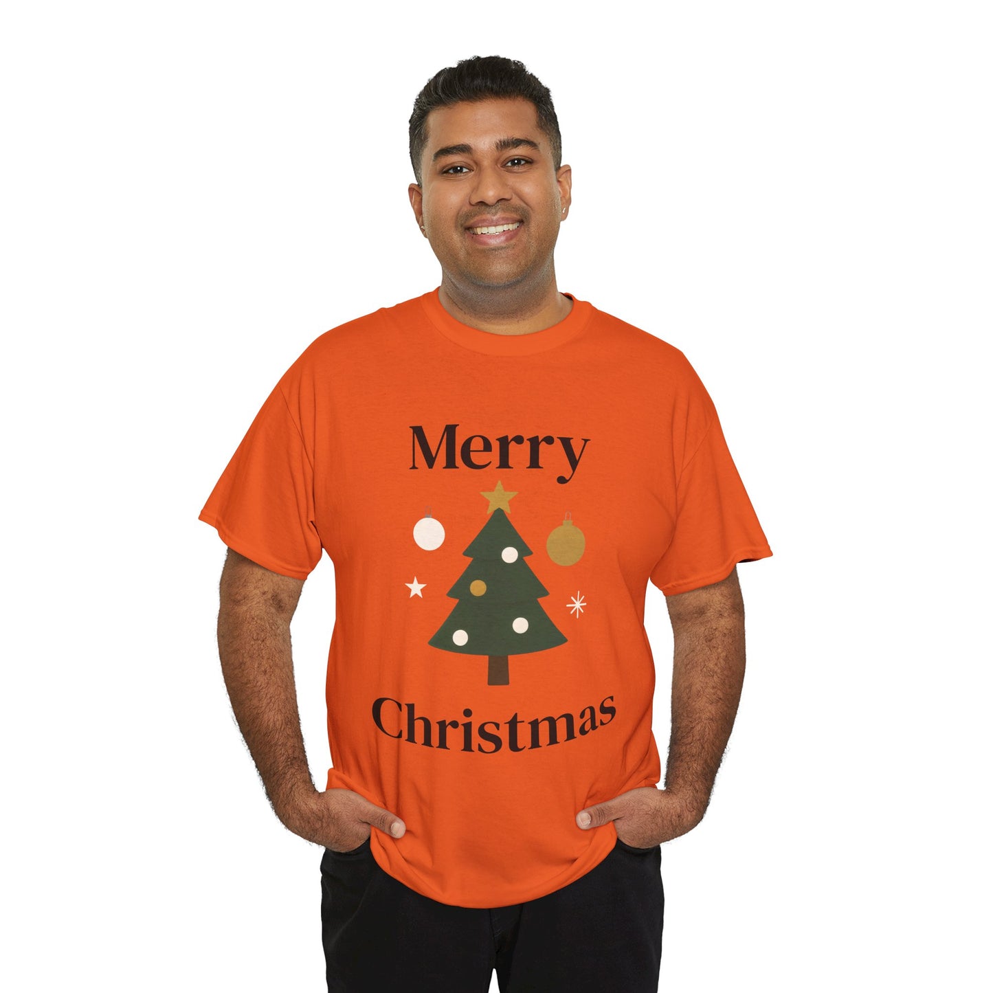 Merry Christmas Tree Tee — Festive Holiday Graphic T-Shirt